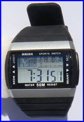 Foto reloj anike hombre deportivo sumergible cronografo etc