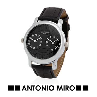 Foto Reloj Antonio Miro,correa  Piel, Cristal Mineral. Caja Regalo.