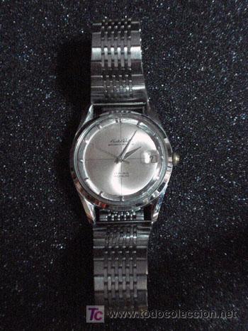 Foto reloj automático cristal watch 17 rubis in cablog años 70