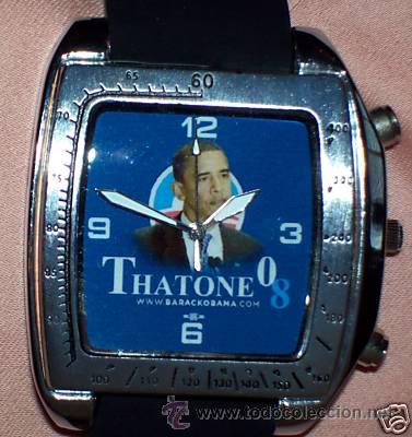 Foto reloj automatico barack obama acuatico campaña electoral bu