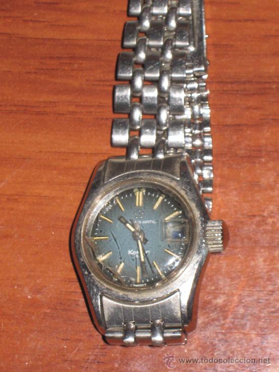Foto reloj automatico de señora en acero marca eternamatic mode