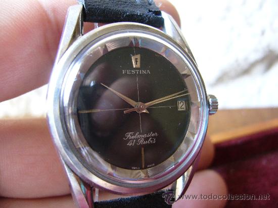 Foto reloj automatico marca festina modelo fielmaster 41 rubis años 60