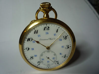 Foto Reloj Bolsillo Marca Internacional Watch En Plaqu�
