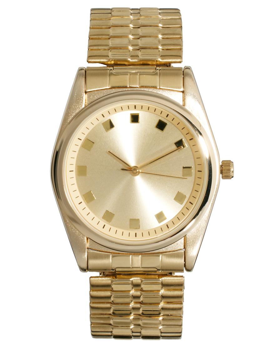 Foto Reloj boyfriend Expander de ASOS Dorado