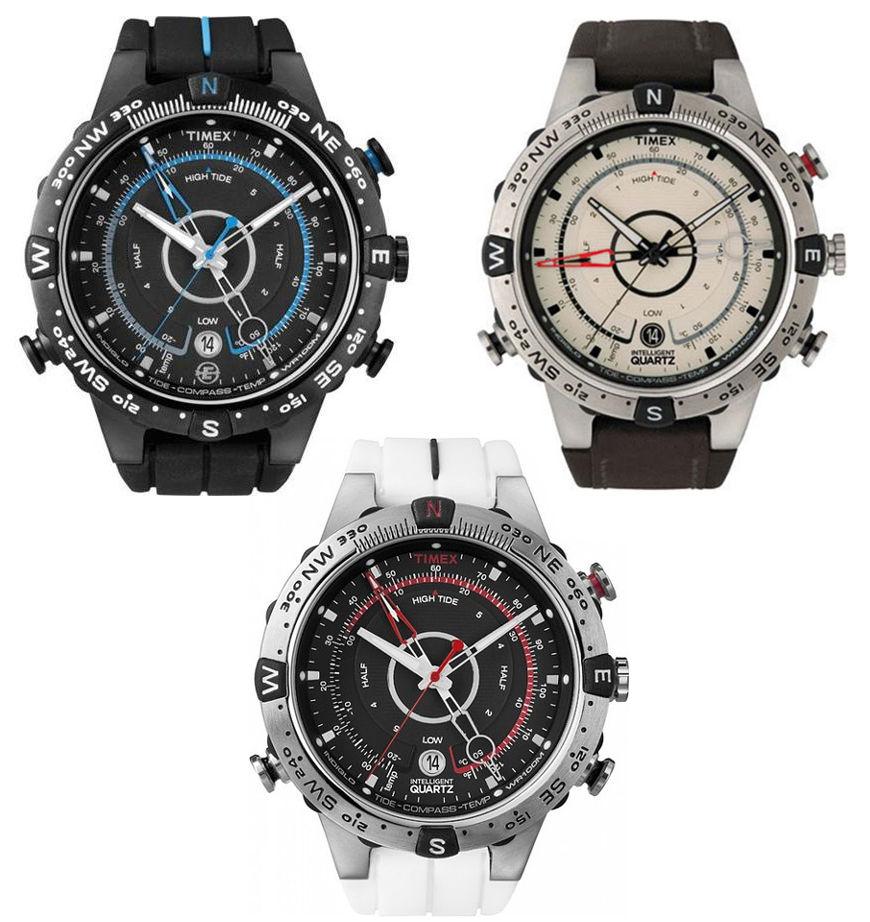 Foto Reloj-brújula Timex - Expedition E-Tide Temp - Black Strap/Blue