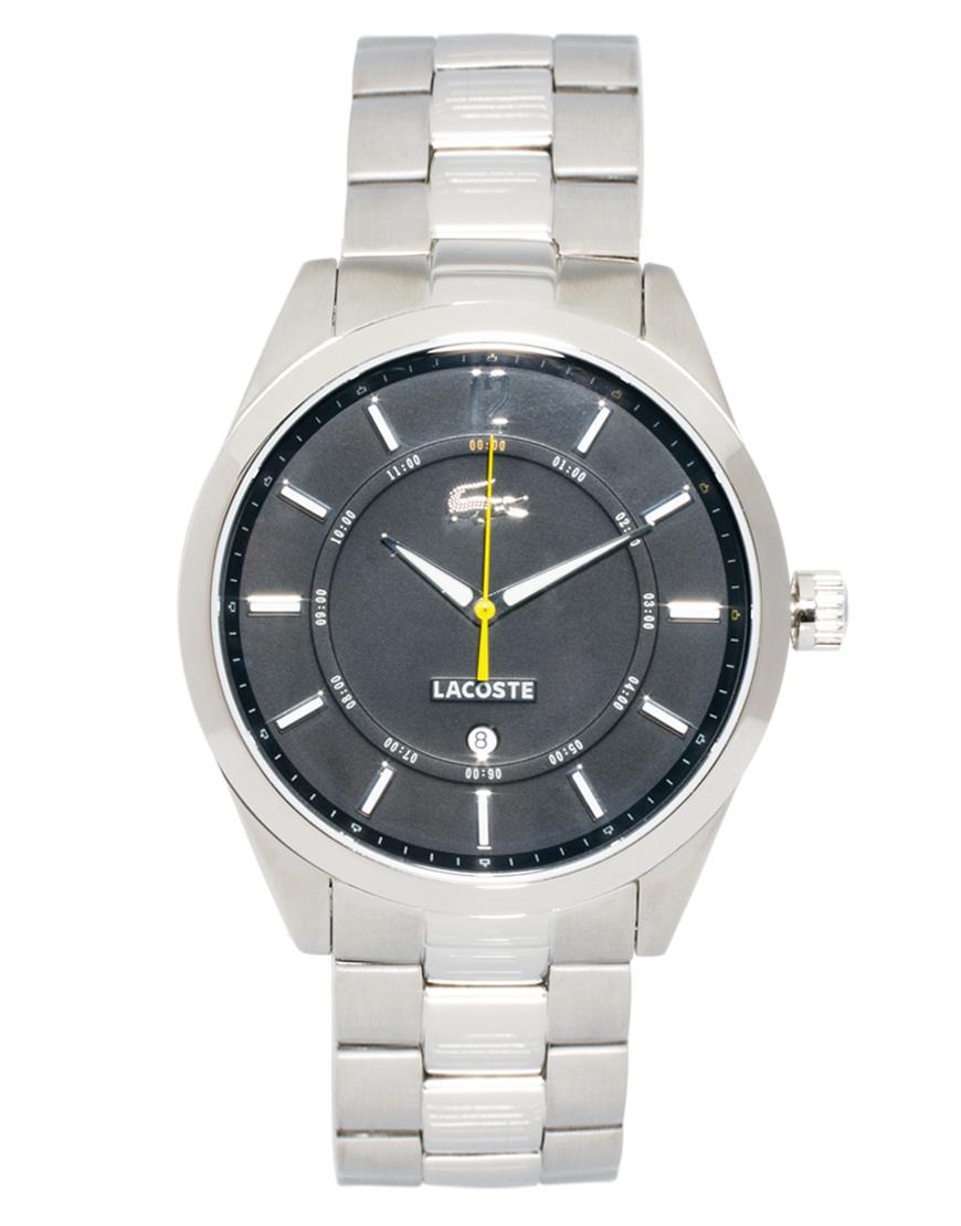 Foto Reloj con correa de acero inoxidable de Lacoste Plateado