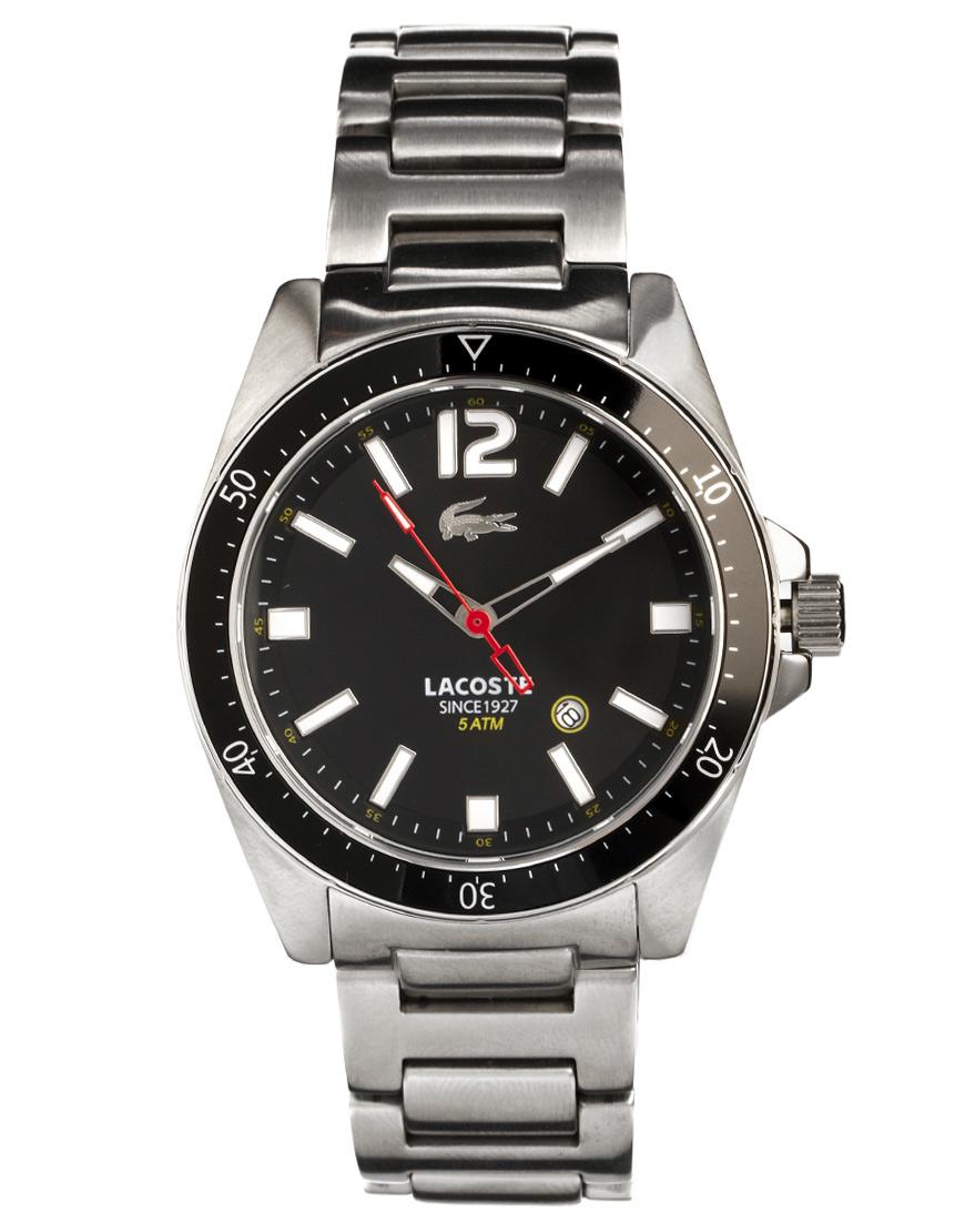 Foto Reloj con correa de acero inoxidable de Lacoste Plateado