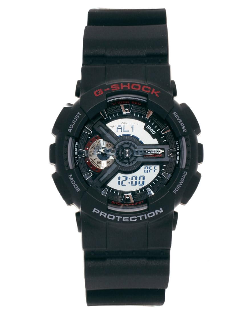 Foto Reloj con múltiples detalles GA-110-1AER de G-Shock Negro