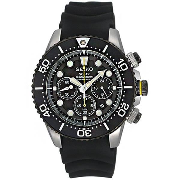 Foto Reloj Crono Alarm Seiko SOLAR SSC021P1