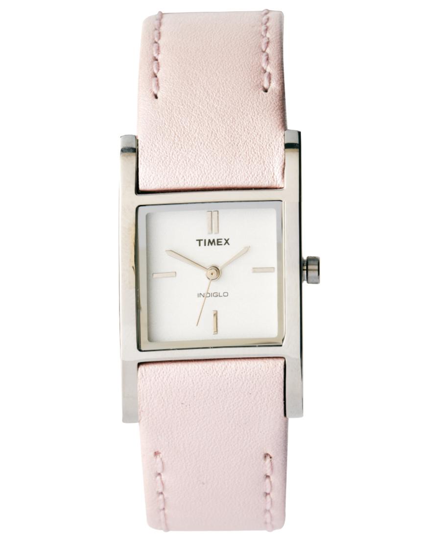 Foto Reloj de mujer con correa rosa de Timex Rosa