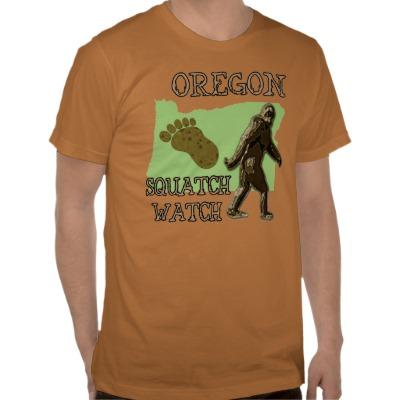 Foto Reloj de Oregon Squatch Camisetas
