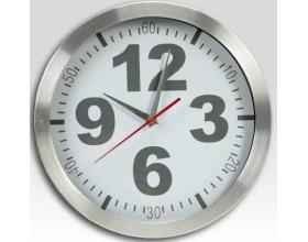 Foto reloj de pared blanco y metal