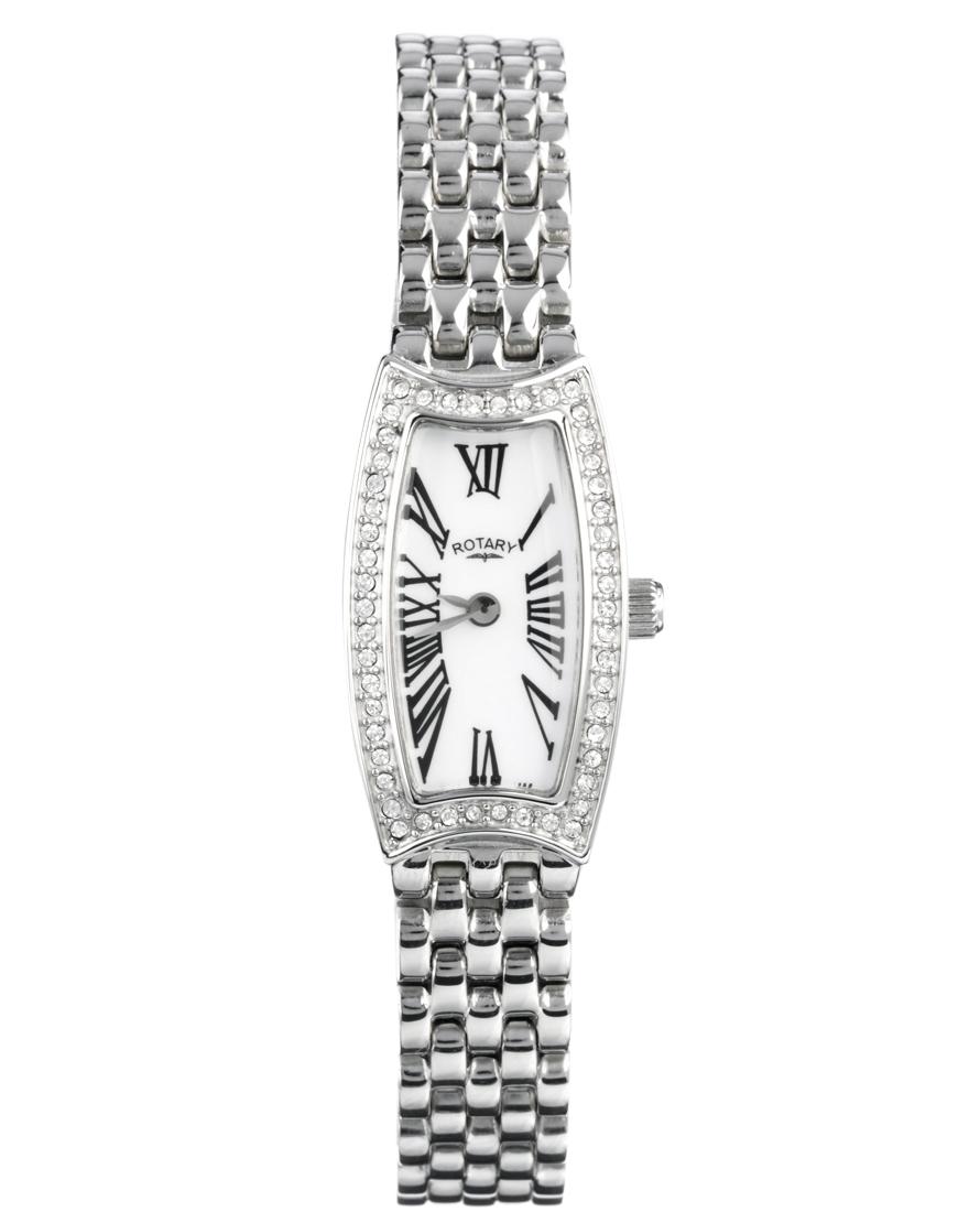 Foto Reloj de pulsera de acero inoxidable de Rotary Plateado