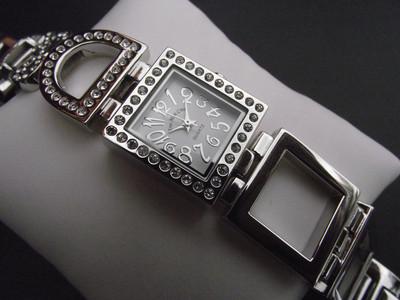 Foto reloj d&c dc83  pulsera plata y cristales mujer marca eve mon crois .quartz