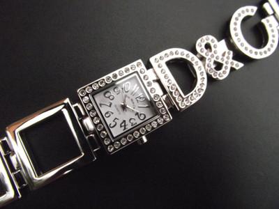 Foto reloj d&c pulsera plata y cristales mujer marca eve mon crois quartz analogico