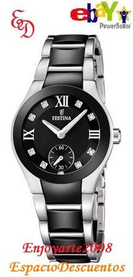 Foto Reloj Festina Para Mujer F16588/3 En Acero Y Cerámica + Pulsera Lotus Ceramic