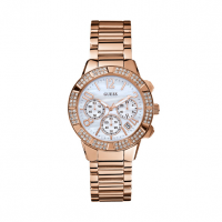 Foto Reloj Guess para mujer W0141L3 de acero bañado en oro rosa