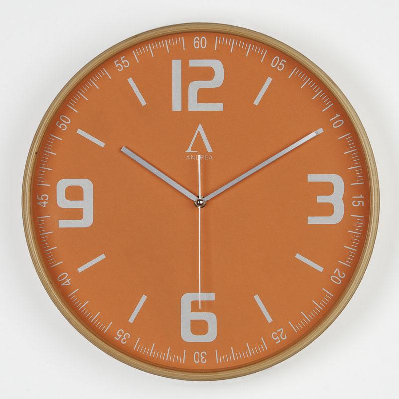 Foto Reloj Madera Naranja 32cm