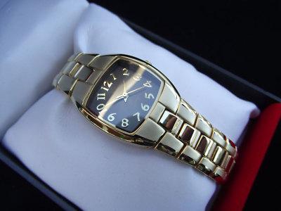 Foto Reloj Mujer De Eve Moncrois Quartz Analogico Negro Oro. Ladies Watch