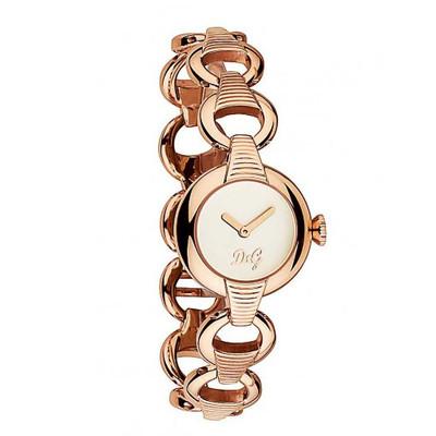 Foto Reloj Mujer Marca D&g Dolce Gabbana Dw0344 Pattern Platiado En Oro Nuevo En Caja
