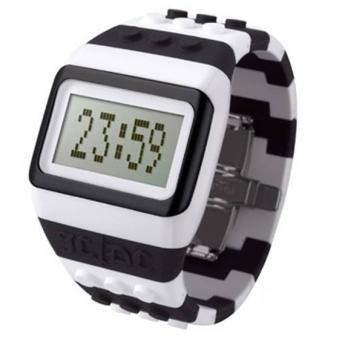 Foto Reloj ODM Lego Blanco y Negro