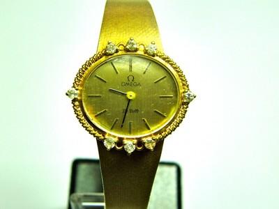 Foto reloj omega de ville de oro para mujer