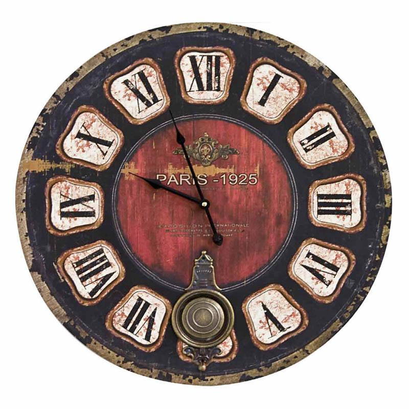 Foto Reloj Pared Péndulo París