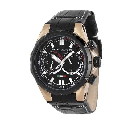 Foto Reloj Sail Lumicron Negro/Oro Rosa