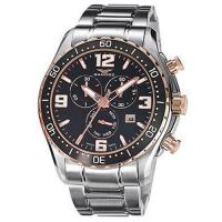 Foto Reloj Sandoz 81325-95 de hombre cronógrafo con caja y brazalete de acero
