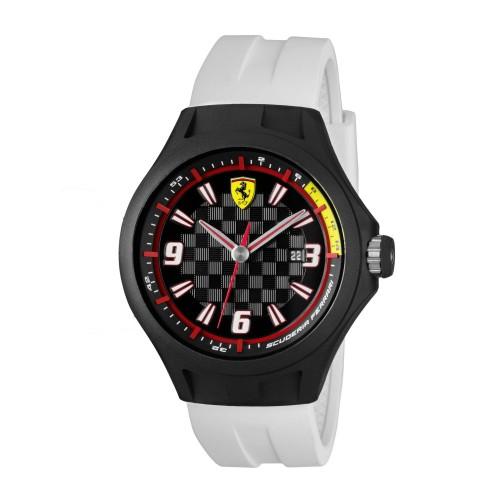 Foto Reloj Scuderia Ferrari Pit Crew 44 mm blanca esfera negra