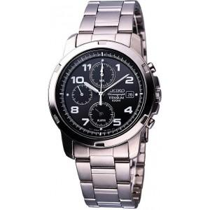 Foto Reloj seiko titanium chronograph sna113p1