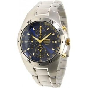 Foto Reloj seiko titanium chronograph snd449