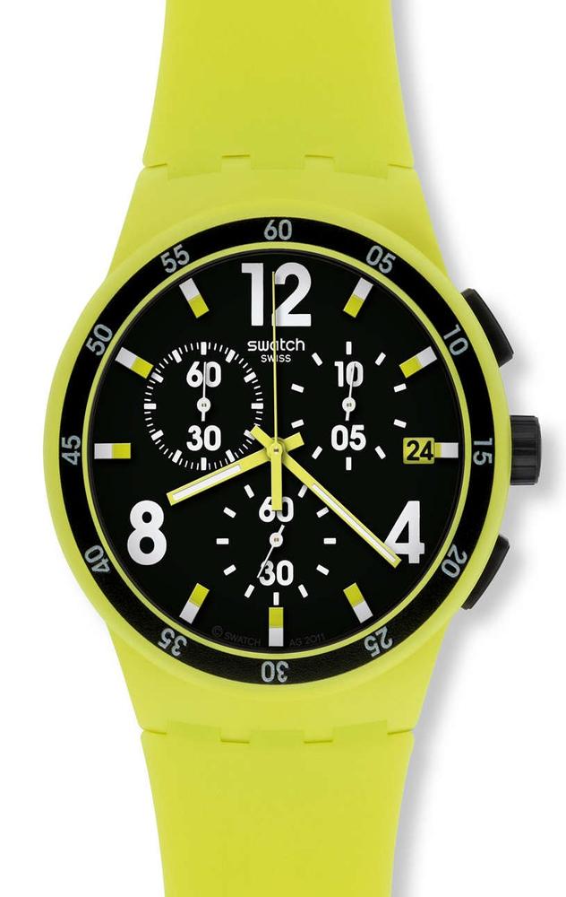 Foto Reloj swatch limonata susg400