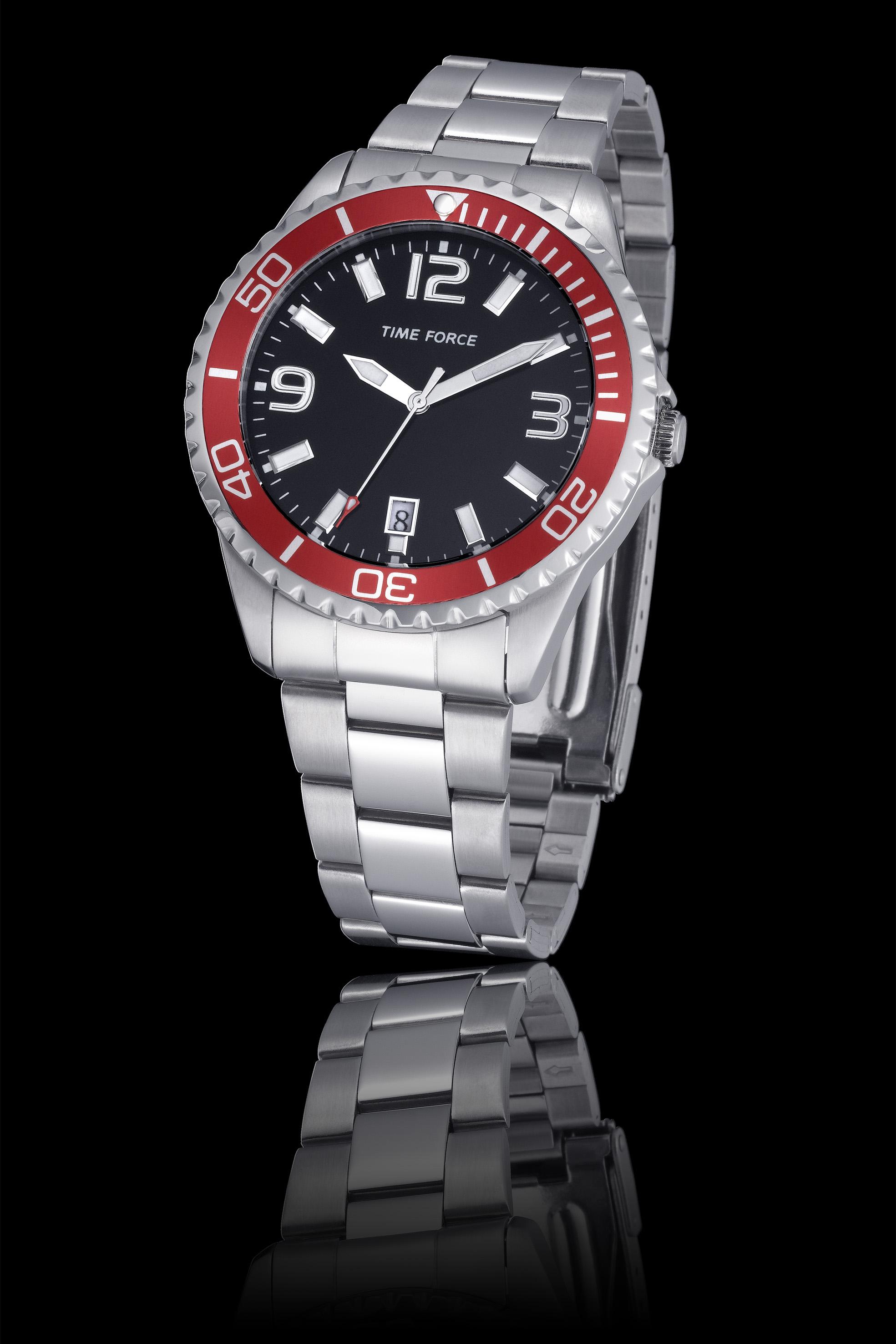 Foto Reloj time force hombre acero