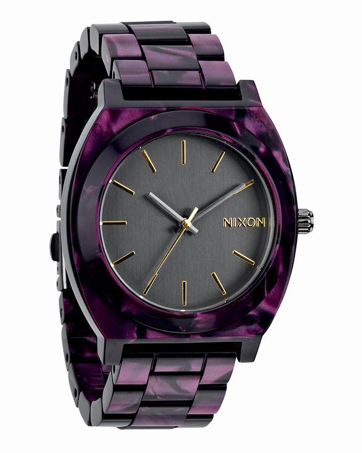 Foto Reloj Time Teller Acetate De Nixon - Gunmetal Velvet