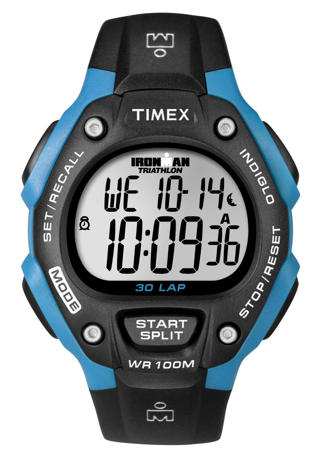 Foto Reloj Timex Ironman Cronografo Multi Luz Indiglo Lap 30 memory T5K521