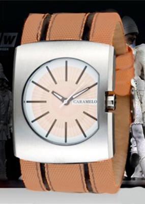 Foto reloj unisex en acero con correa de marca caramelo   steel man watch