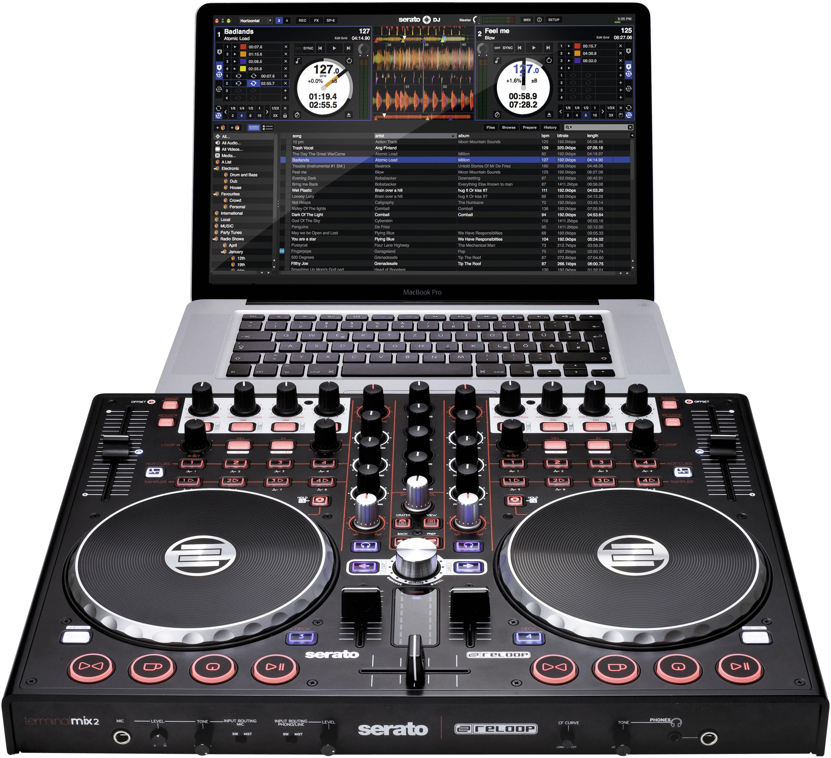 Foto Reloop TERMINAL MIX 2+SERATO DJ. Superficie de control para dj's