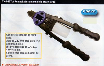 Foto Remachadora Manual De Brazo Largo - Tk-9427