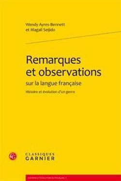 Foto Remarques et observations sur la langue française