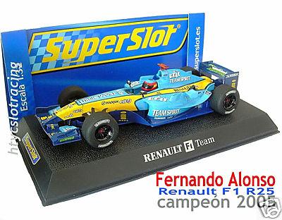 Foto Renault R25 Fernando Alonso Campeon Superslot H2649