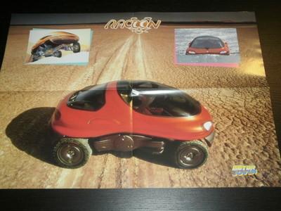 Foto Renault Racoon Concept Car - Poster Affiche Spanish Magazine - 2883