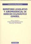 Foto Repertorio Legislativo Y Jurisprudencial De Derecho Eclesiástic