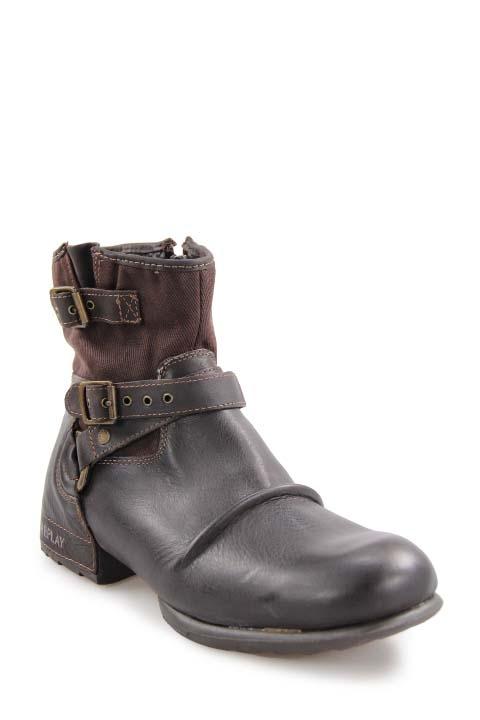 Foto Replay bota piel hebillas motera