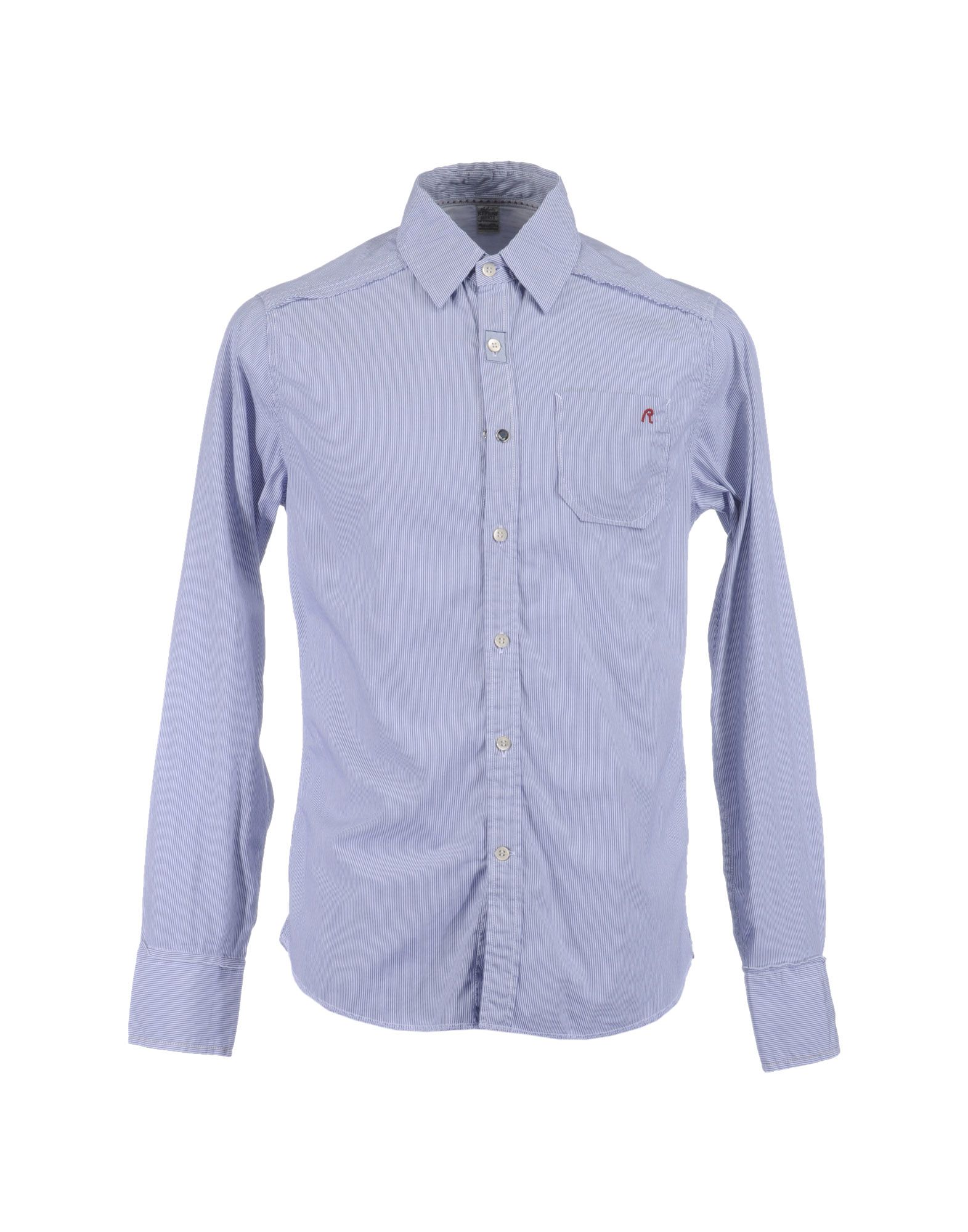 Foto Replay Camisas De Manga Larga Hombre Azul marino