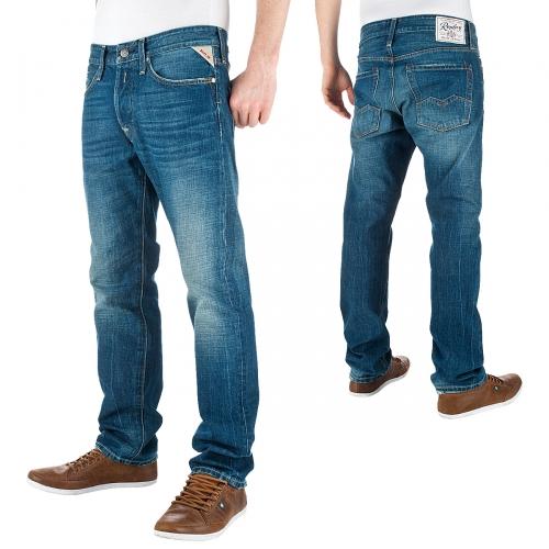 Foto Replay Waitom Regular Slim Fit vaquero Deep azul