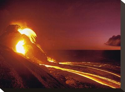 Foto Reproducción en lienzo de la lámina Big Island Hawaii, 23x30 in.