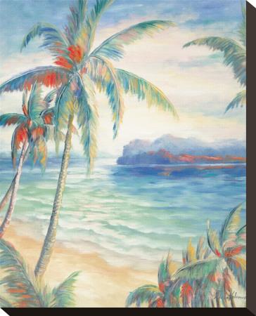 Foto Reproducción en lienzo de la lámina Brisa tropical I de Alexa Kelemen, 38x30 in.