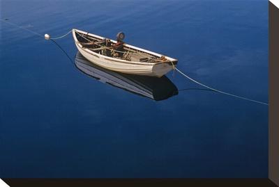 Foto Reproducción en lienzo de la lámina Fishing Boat de Mike Grandmaison, 19x28 in.