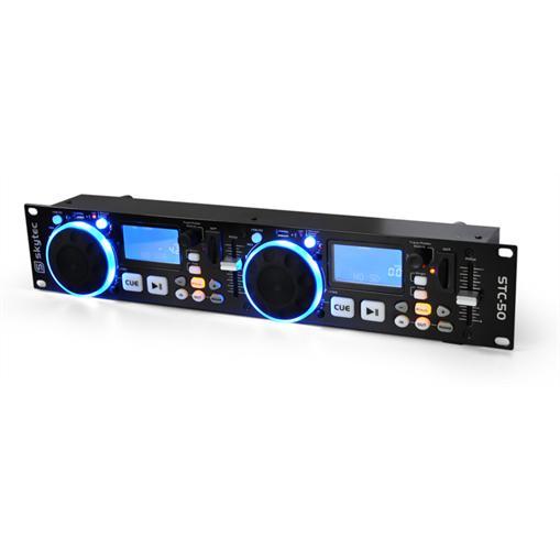 Foto Reproductor MP3 DJ Skytec STC-50 2 decks USB SD